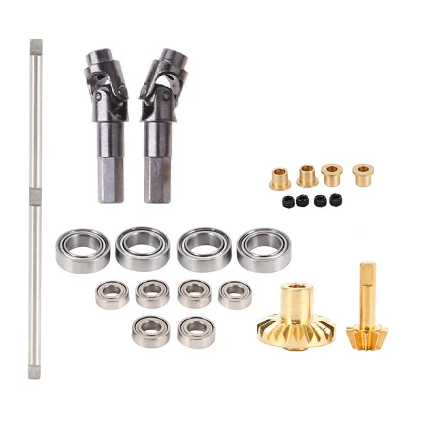 for WPL B-1 B-14 B-24 B24 C14 C-14 1/16 Truck RC Car Upgrade Metal Drive Shaft Gear Bridge Front Axle Full Metal Kit
for WPL B-1 B-14 B-24 B24 C14 C-14 1/16 Truck RC Car Upgrade Metal Drive Shaft Gear Bridge Front Axle Full Metal Kit