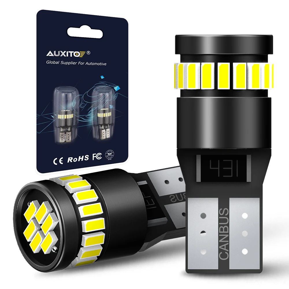 

AUXITO 2x W5W T10 LED Bulbs Canbus 168 194 Clearance Parking Lights for BMW Audi A6 C5 C6 C7 A3 8P 8V B5 B6 B7 B8 A7 A8 Q3 Q5 Q7