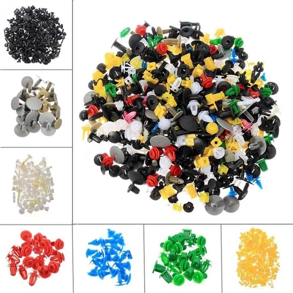 1000pcs Automotive Plastic Rivet Car Fender Bumper Interior Trim Push Pin Clips Kit Car Accessories
1000pcs Automotive Plastic Rivet Car Fender Bumper Interior Trim Push Pin Clips Kit Car Accessories