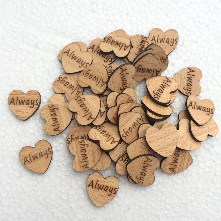 50Pcs Rustic Wedding Party Decoration Mini Wooden Love Heart DIY Crafts Table Scatter Scrapbooking Valentines Gifts Decoration
50Pcs Rustic Wedding Party Decoration Mini Wooden Love Heart DIY Crafts Table Scatter Scrapbooking Valentines Gifts Decoration