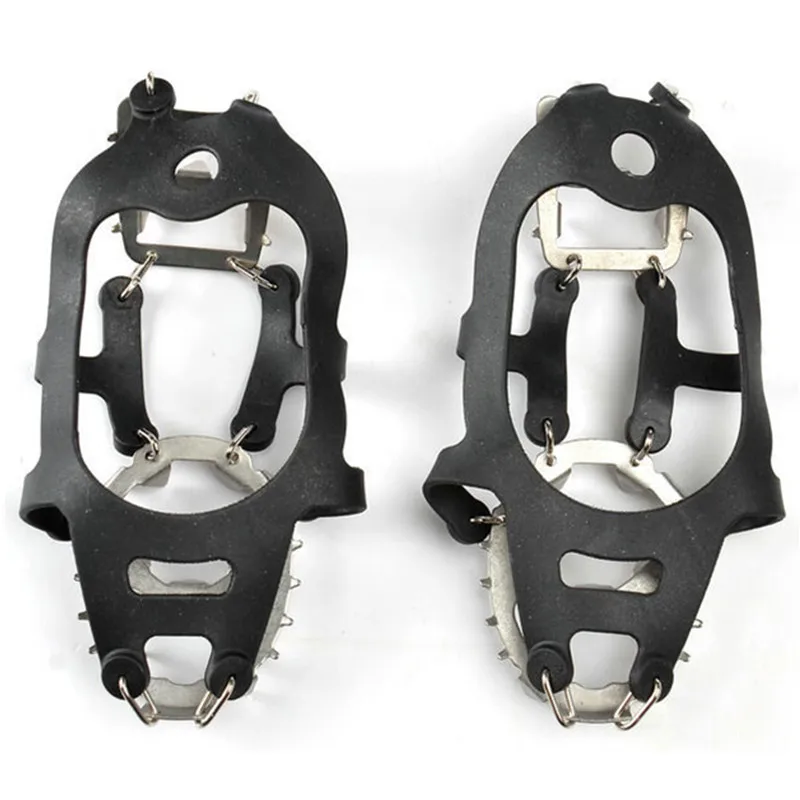 2021 new 18 Teeth Climbing Crampons for outdoor winter Walk Ice Fishing Snow Shoes Antiskid Shoes Manganese Steel Shoe Covers
2021 new 18 Teeth Climbing Crampons for outdoor winter Walk Ice Fishing Snow Shoes Antiskid Shoes Manganese Steel Shoe Covers