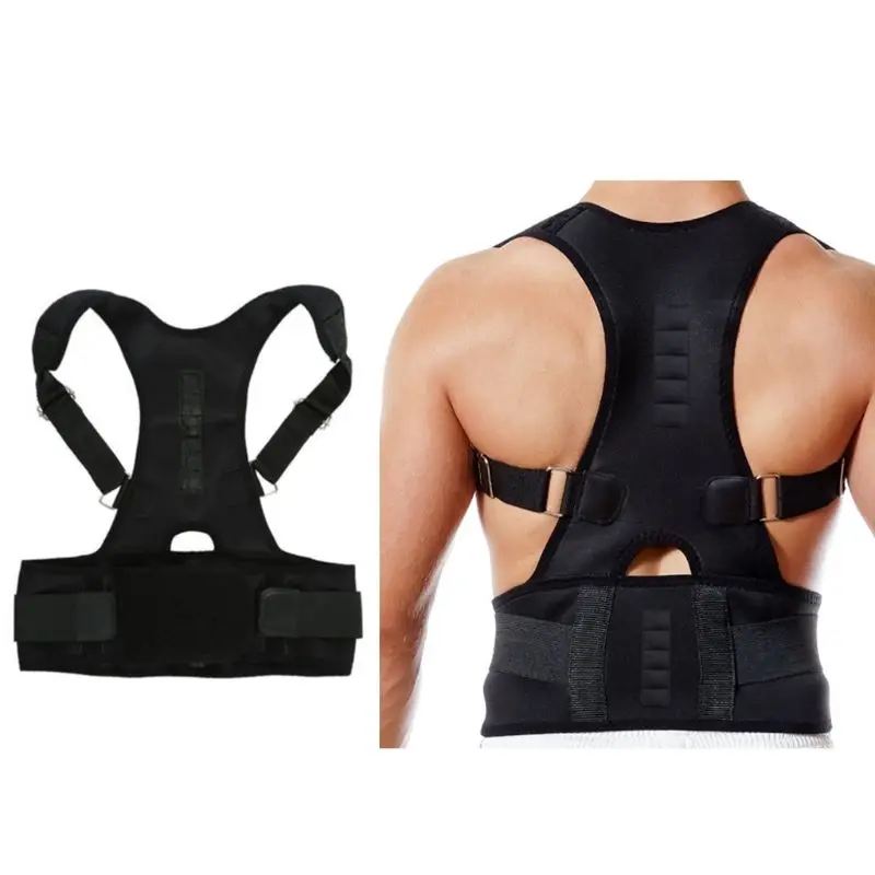 Men Women Adult Magnets Posture Corrector Humpback Brace Corset Shoulder Back Lumbar Support Belt Pain Relief Adjustable Band
Men Women Adult Magnets Posture Corrector Humpback Brace Corset Shoulder Back Lumbar Support Belt Pain Relief Adjustable Band
