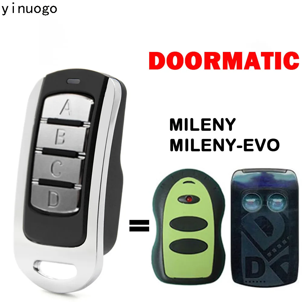 Для DOORMATIC Пульт дистанционного управления Garage Command DOORMATIC MILENY MILENY-EVO Пульт дистанционного управления гаражными воротами с плавающим кодом и ф...
Для DOORMATIC Пульт дистанционного управления Garage Command DOORMATIC MILENY MILENY-EVO Пульт дистанционного управления гаражными воротами с плавающим кодом и ф...