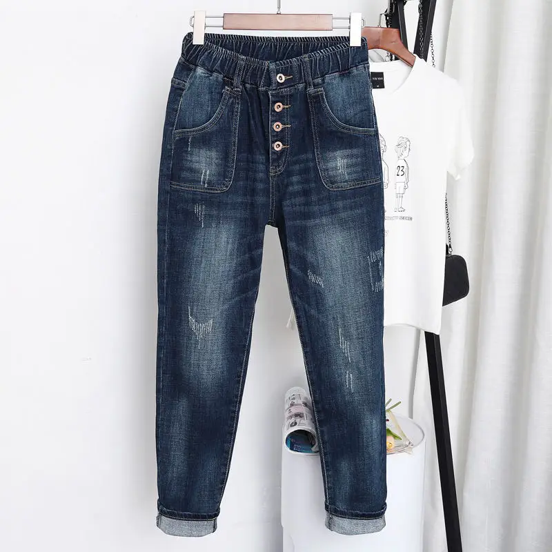 5XL High Waist Jeans Women Vintage Plus Size Jeans Femme Harem Pants Loose Boyfriend Denim Jeans Streetwear Trousers Women Z31
5XL High Waist Jeans Women Vintage Plus Size Jeans Femme Harem Pants Loose Boyfriend Denim Jeans Streetwear Trousers Women Z31