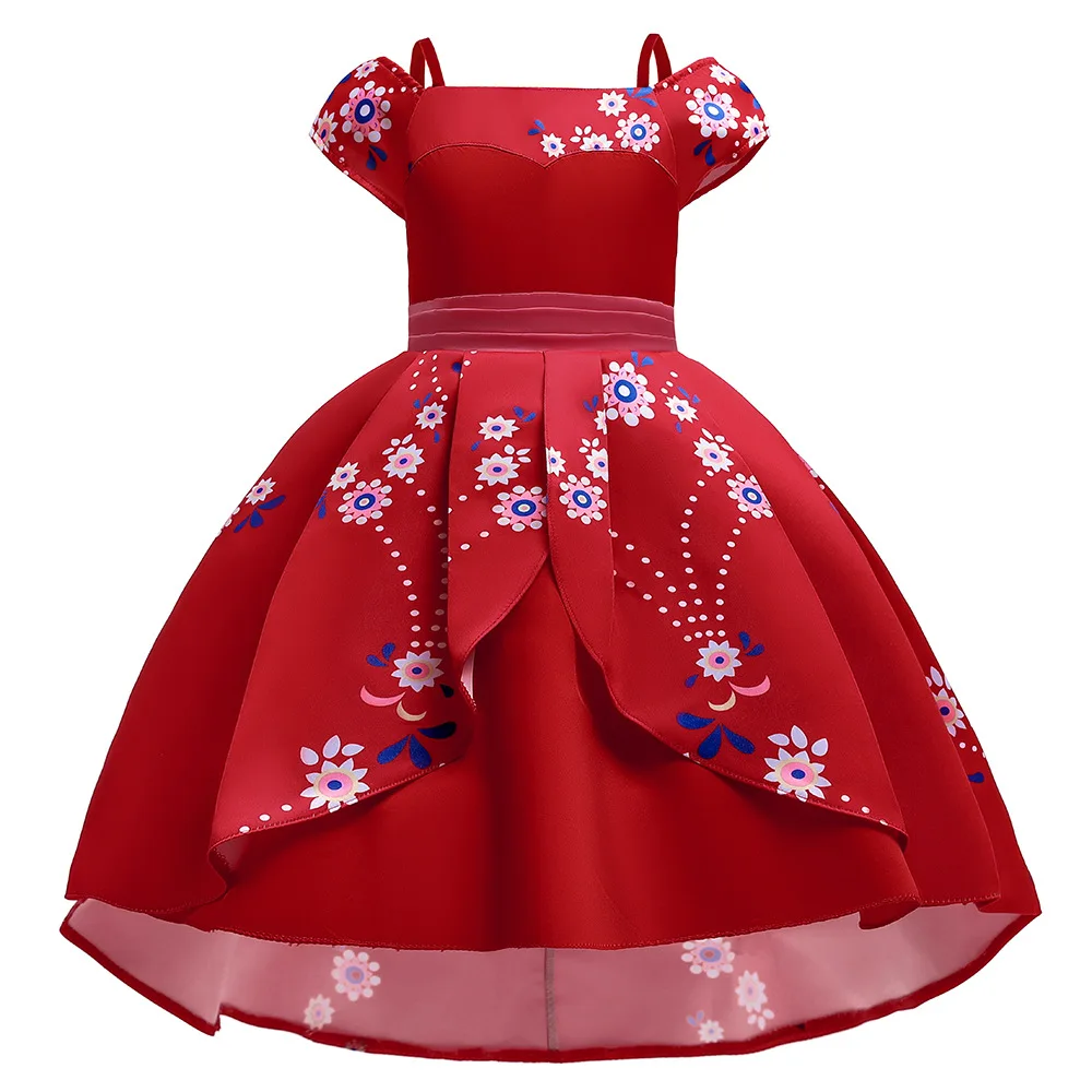 Christmas Red Floral Dress For Girls Sling Girl Kid's Evening Dress Summer Princess Children's Dresses Cotton Bow 6 8 10 Years
Christmas Red Floral Dress For Girls Sling Girl Kid's Evening Dress Summer Princess Children's Dresses Cotton Bow 6 8 10 Years