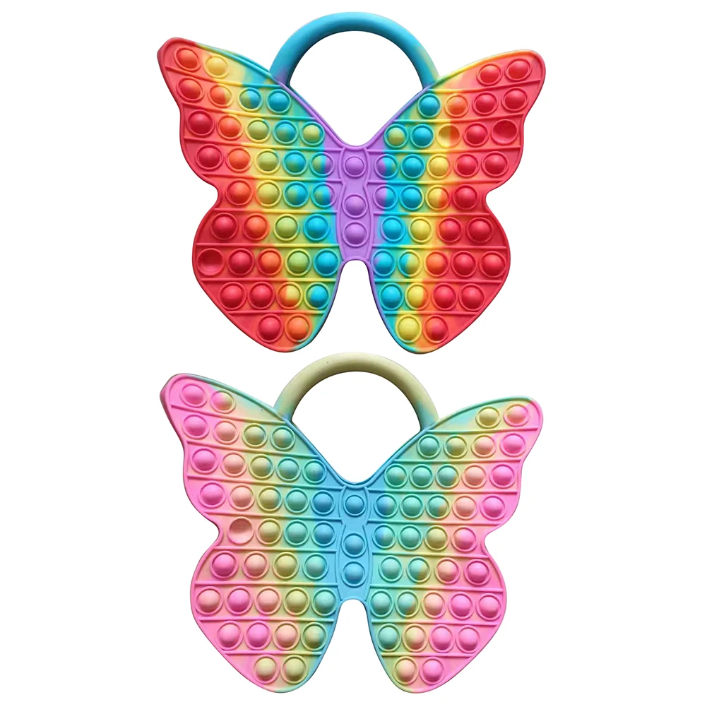 Push Bubble Colorful Butterfly Handbag Girl Portable Decompression Sensory Toys Tote Bag for Adult Children Autism Needs
Push Bubble Colorful Butterfly Handbag Girl Portable Decompression Sensory Toys Tote Bag for Adult Children Autism Needs