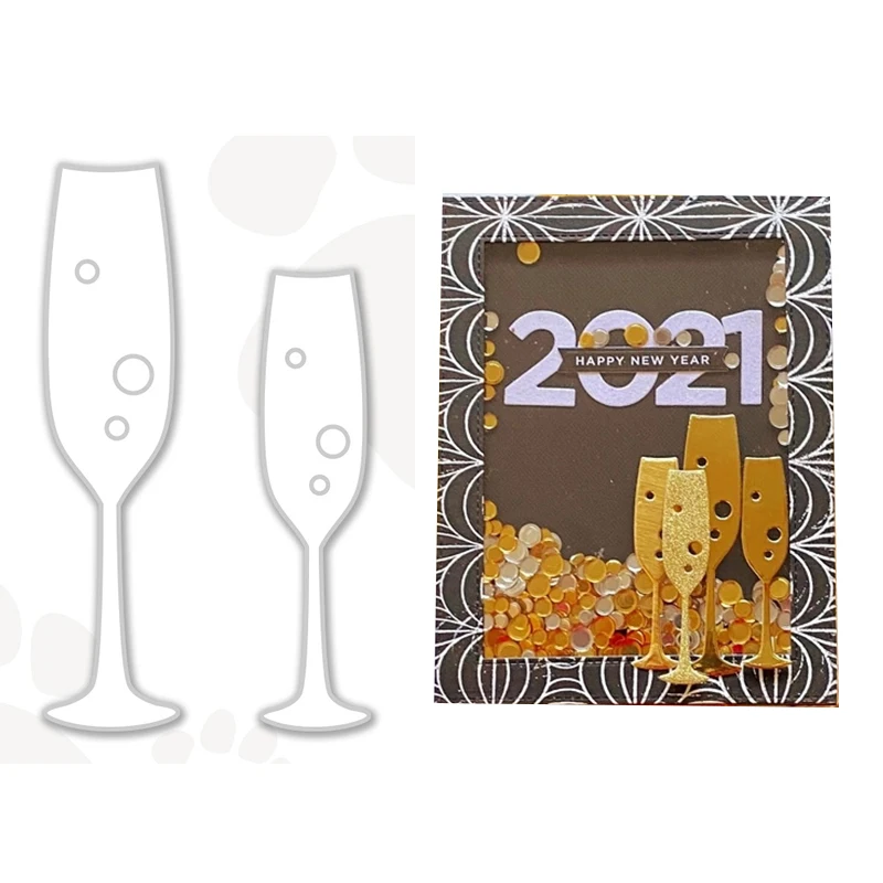 JC New Metal Cutting Dies Scrapbooking Wine Glass Goblet Stencil Craft Knife Mould Blade Punch Card Make Mold Template Die Cut
JC New Metal Cutting Dies Scrapbooking Wine Glass Goblet Stencil Craft Knife Mould Blade Punch Card Make Mold Template Die Cut