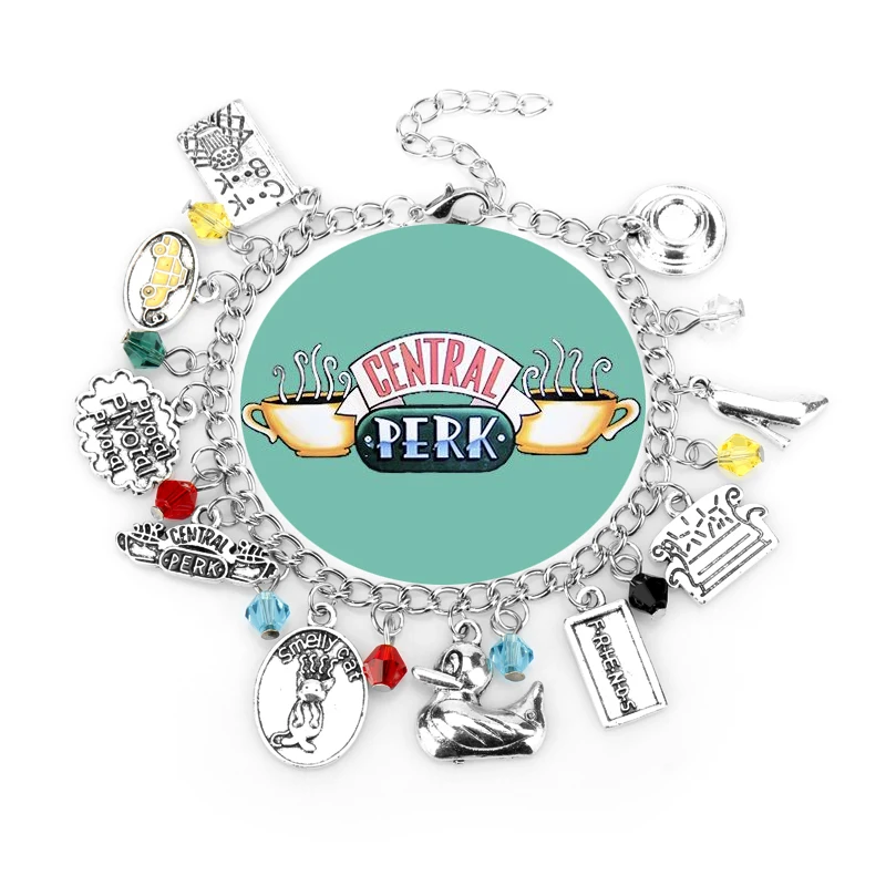 TV Show Fashion Friends Bracelets Central Perk Bangles Coffee Time Smelly Cat Charms Wristlet For Women Girl Jewelry Gift-25
TV Show Fashion Friends Bracelets Central Perk Bangles Coffee Time Smelly Cat Charms Wristlet For Women Girl Jewelry Gift-25