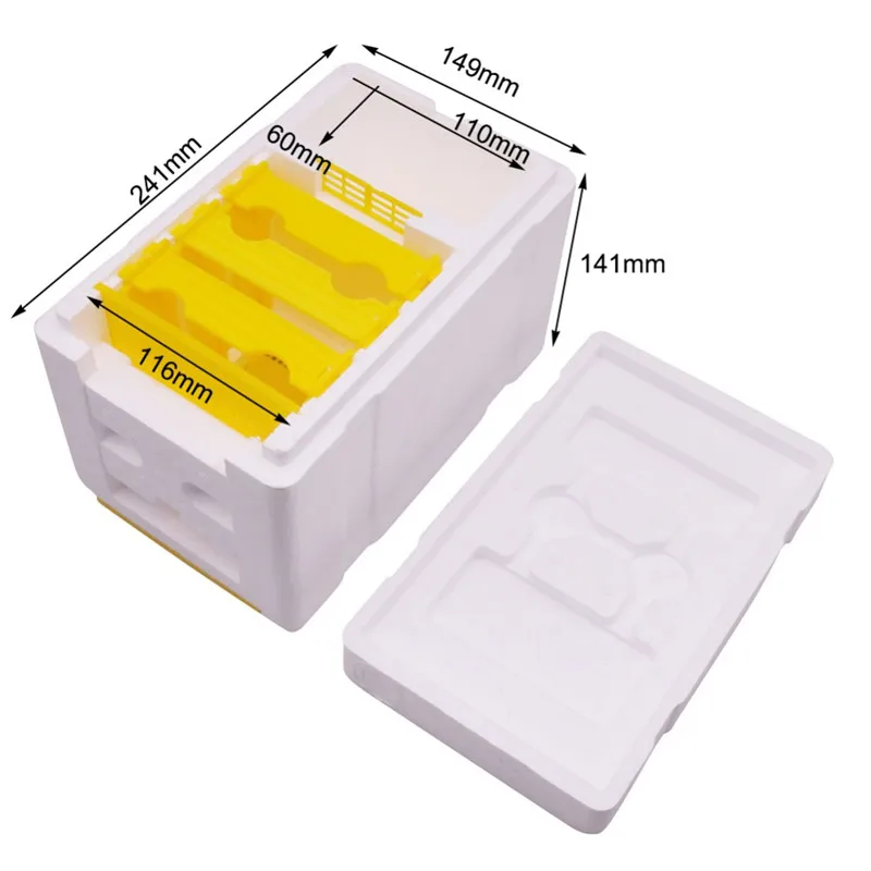 Low Price Sale Bee Incubator Bee Mating Breeding Box Length 241* Width 148* Height 166mm Beekeeper Apiary Bee Breeding 2 Pcs/lot
Low Price Sale Bee Incubator Bee Mating Breeding Box Length 241* Width 148* Height 166mm Beekeeper Apiary Bee Breeding 2 Pcs/lot