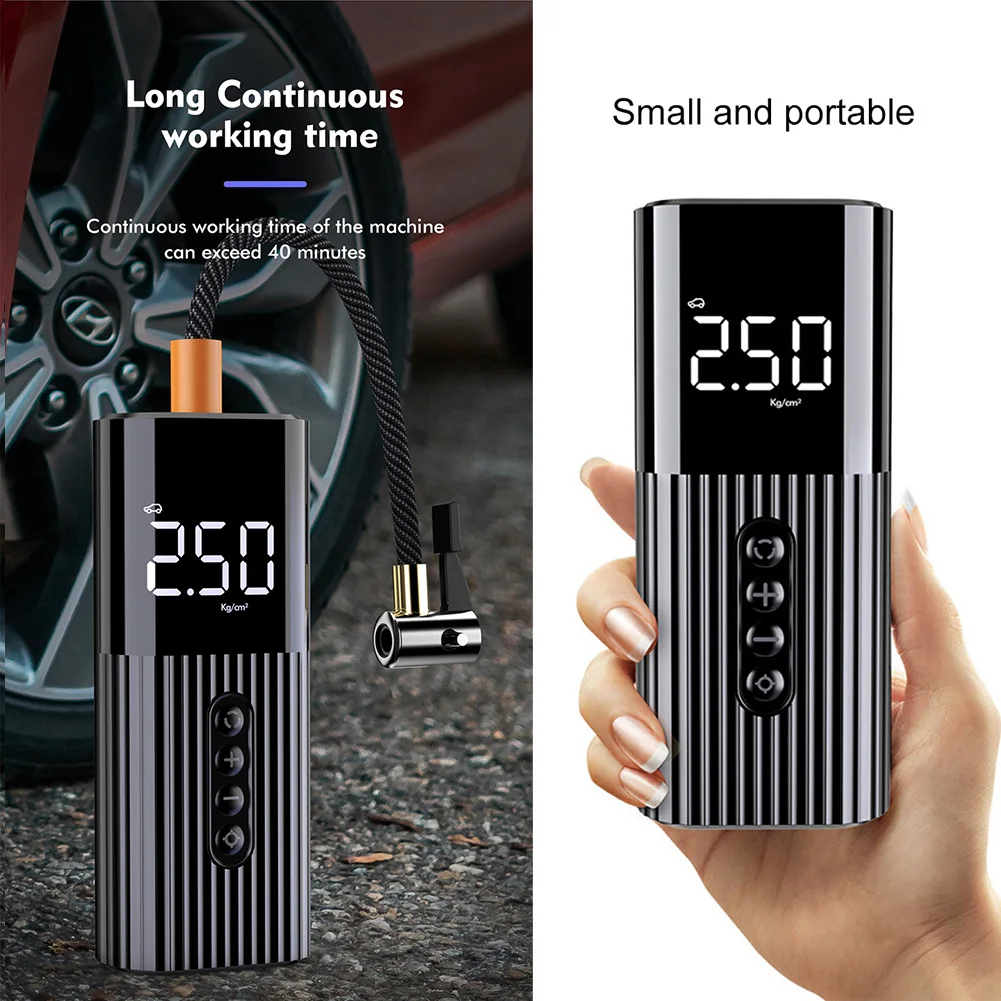 Car Air Compressor Mini Tire Inflator 71psi 35l/Min Portable Electric 550g Car Tire Rubber Pump High Pressure Tire Inflator Pump
Car Air Compressor Mini Tire Inflator 71psi 35l/Min Portable Electric 550g Car Tire Rubber Pump High Pressure Tire Inflator Pump