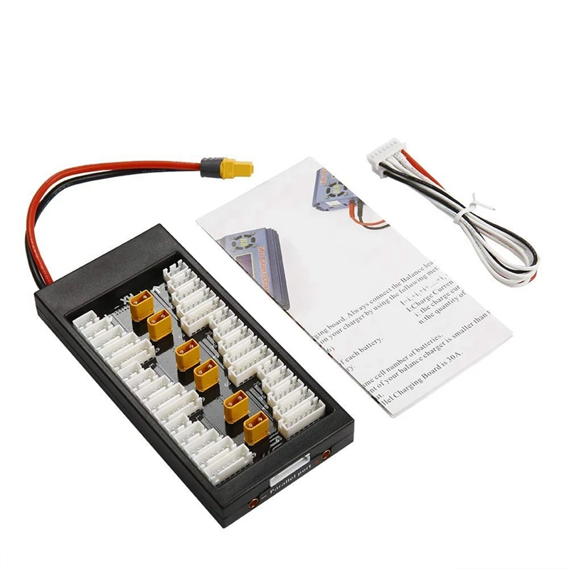 XT30 2S-6S 40A Li-Polymer Battery Parallel Charging Board XT60 Input is Suitable for ISDT D2 Q6 SC-608 SC-620 Charger
XT30 2S-6S 40A Li-Polymer Battery Parallel Charging Board XT60 Input is Suitable for ISDT D2 Q6 SC-608 SC-620 Charger
