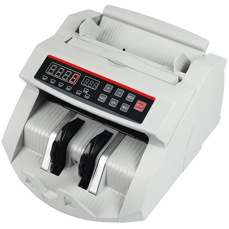 

Money Bill Counter 1000 PCS/min 80W Currency Cash Counting Machine UV MG Counterfeit Detection with LED Display