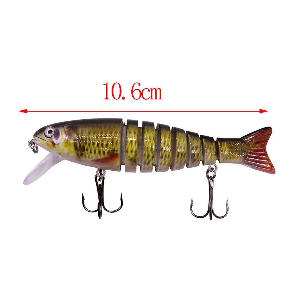 2pcs 10.6cm Sinking Wobblers Fishing Lures Jointed Crankbait Swimbait 8 Segment Hard Artificial Bait For Fishing Tackle Lure
2pcs 10.6cm Sinking Wobblers Fishing Lures Jointed Crankbait Swimbait 8 Segment Hard Artificial Bait For Fishing Tackle Lure