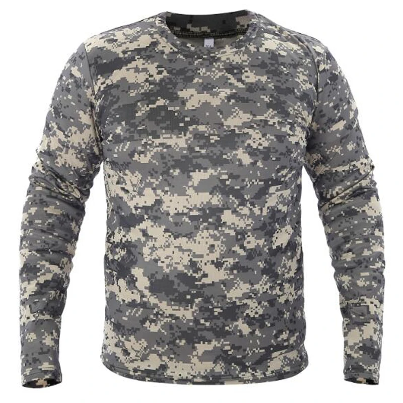 Long Sleeve T-shirt Tactical Camouflage T Shirts Tops Mens Long Sleeve Running Shirts Jogger Gym Home Workout Training T Shirt
Long Sleeve T-shirt Tactical Camouflage T Shirts Tops Mens Long Sleeve Running Shirts Jogger Gym Home Workout Training T Shirt