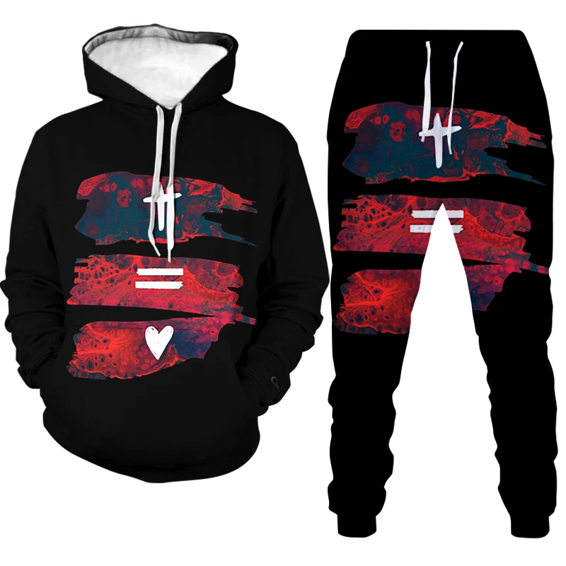 Fashion Siamese English Letters 3D Printing Men's Hoodie Fashion Street Men's Sportswear Men's Autumn/Winter Jacket Set
Fashion Siamese English Letters 3D Printing Men's Hoodie Fashion Street Men's Sportswear Men's Autumn/Winter Jacket Set