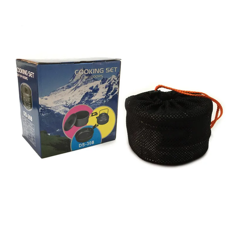 Outdoor Picnic Portable Cookware Pot Set Teapot Set Ultralight Frying Pan Cauldron Teapot Aluminum Alloy Outdoor Suit
Outdoor Picnic Portable Cookware Pot Set Teapot Set Ultralight Frying Pan Cauldron Teapot Aluminum Alloy Outdoor Suit