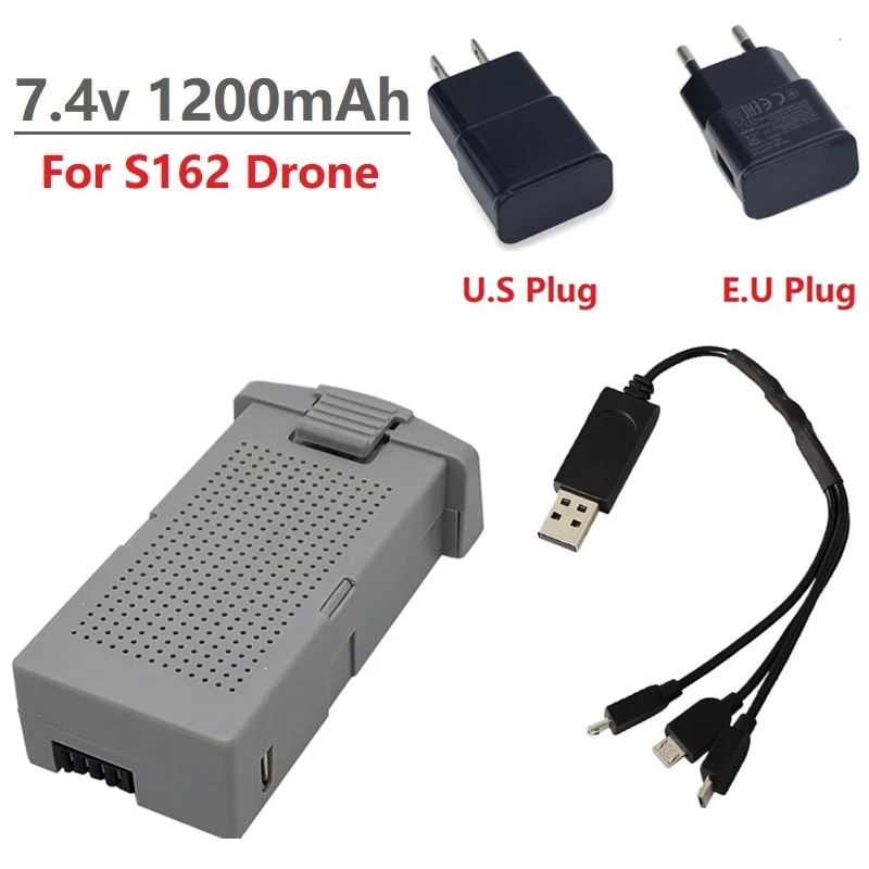 Оригинальный аккумулятор для S162 / S162PRO GPS дрона RC квадрокоптера запасные части 7 4 в
