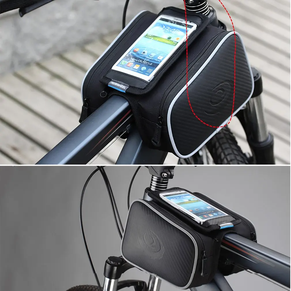 Cycling Bike Front Frame Bag Tube Pannier Touch Screen Cellphone Bicycle Accessories Road Bike Riding Bag
Cycling Bike Front Frame Bag Tube Pannier Touch Screen Cellphone Bicycle Accessories Road Bike Riding Bag