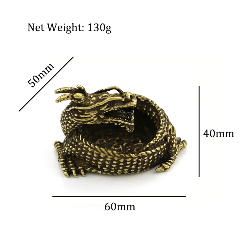 Antique Copper Chinese Feng Shui Ornaments Retro Brass Dragon Mini Ashtray for Living Room Office Desk Decorations Crafts Gifts
Antique Copper Chinese Feng Shui Ornaments Retro Brass Dragon Mini Ashtray for Living Room Office Desk Decorations Crafts Gifts