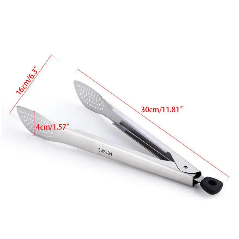 1PC Stainless Steel Food Tong Hollow-Out Pastry Clamp Matte Heat Resistant Barbecue Tongs Adjustable Clips For Kitchen Supplies 
1PC Stainless Steel Food Tong Hollow-Out Pastry Clamp Matte Heat Resistant Barbecue Tongs Adjustable Clips For Kitchen Supplies