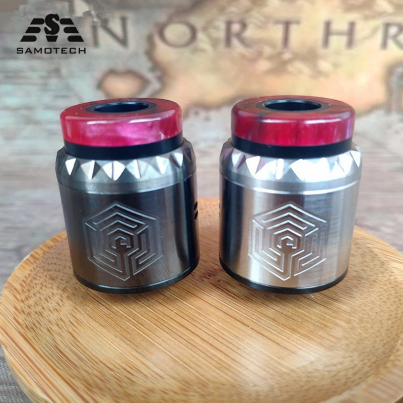 Заменяемые распылители для капель SUBTWO ARTHA V2 RDA 24 мм из нержавеющей стали 810 с капельным наконечником