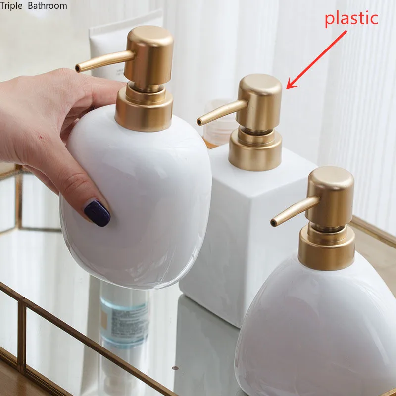 Nordic ceramics Lotion bottle Soap Dispenser Kitchen hand sanitizer Storage portable travel shampoo bottle Bathroom Accessory
Nordic ceramics Lotion bottle Soap Dispenser Kitchen hand sanitizer Storage portable travel shampoo bottle Bathroom Accessory