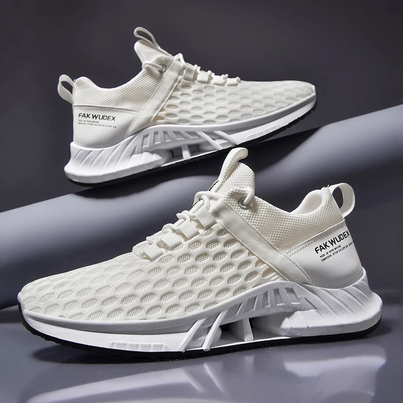 2021 Autumn Couple Shoes Lightweight Breathable Mesh Woven Solid Color Running Shoes Fashion White Shoes Zapatos Deportivos
2021 Autumn Couple Shoes Lightweight Breathable Mesh Woven Solid Color Running Shoes Fashion White Shoes Zapatos Deportivos