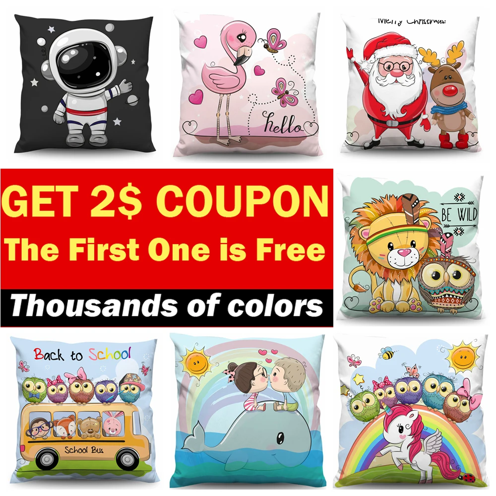 Kids Children Baby Cartoon Pillow Case Decor Cushion Cover for Sofa Pillowcase Pillow Covers 45x45cm 65x65 70x70 80x80
Kids Children Baby Cartoon Pillow Case Decor Cushion Cover for Sofa Pillowcase Pillow Covers 45x45cm 65x65 70x70 80x80