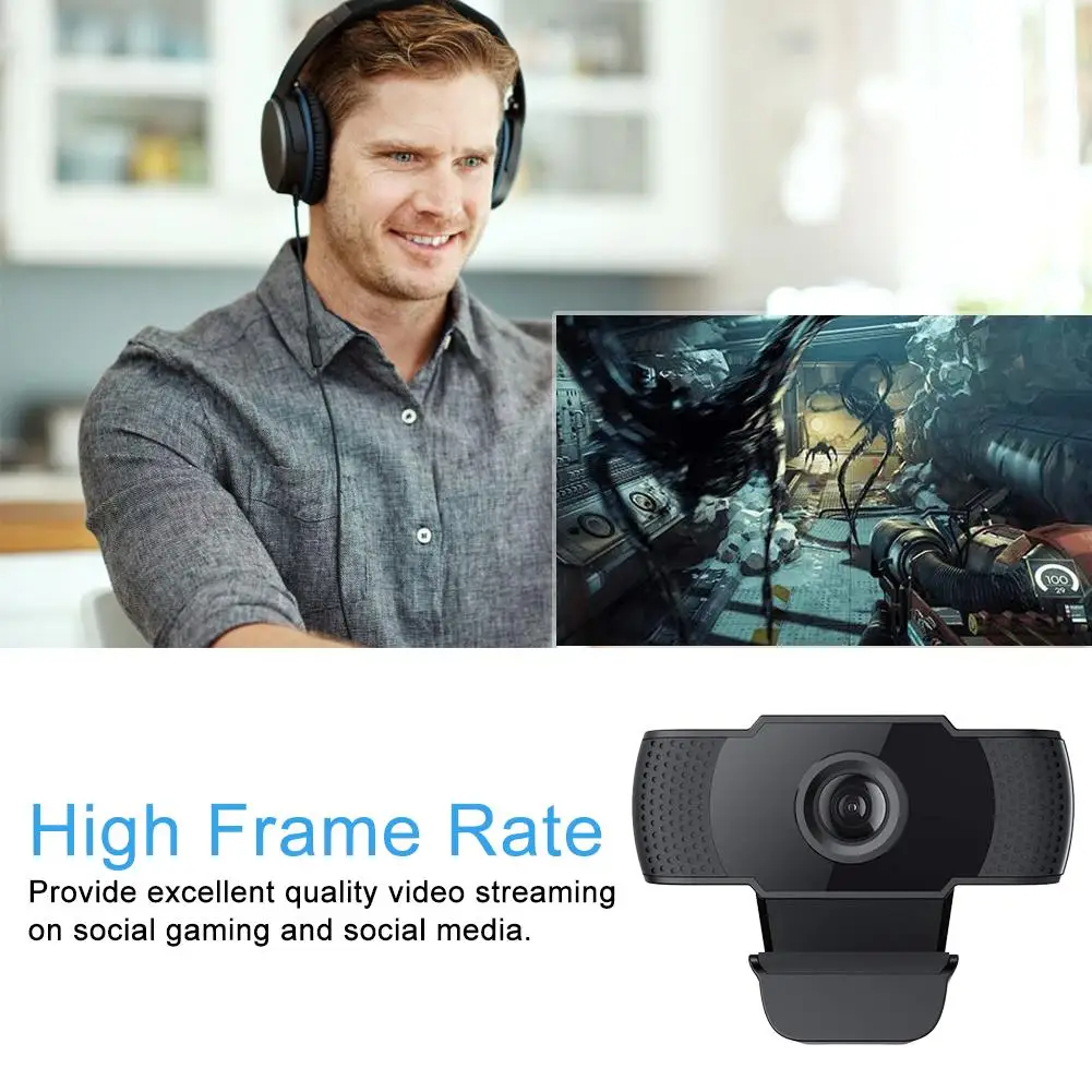 Webcam Widescreen Video HD Webcam 1080p USB Web Camera Recording with Microphone Camera Desktop Laptop Accessories
Webcam Widescreen Video HD Webcam 1080p USB Web Camera Recording with Microphone Camera Desktop Laptop Accessories