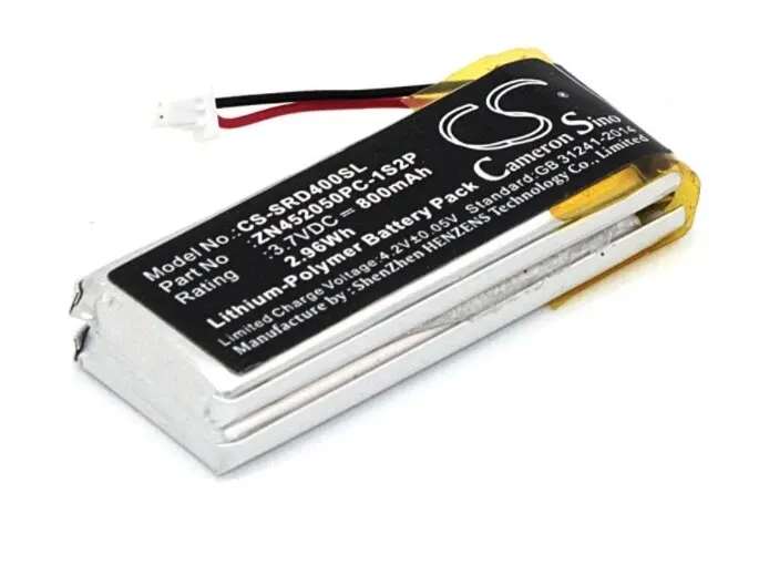 Аккумулятор CameronSino CS-SRD400SL для гарнитуры Cardo Scala Rider G4 (WW452050-2P) 800mah | Мобильные