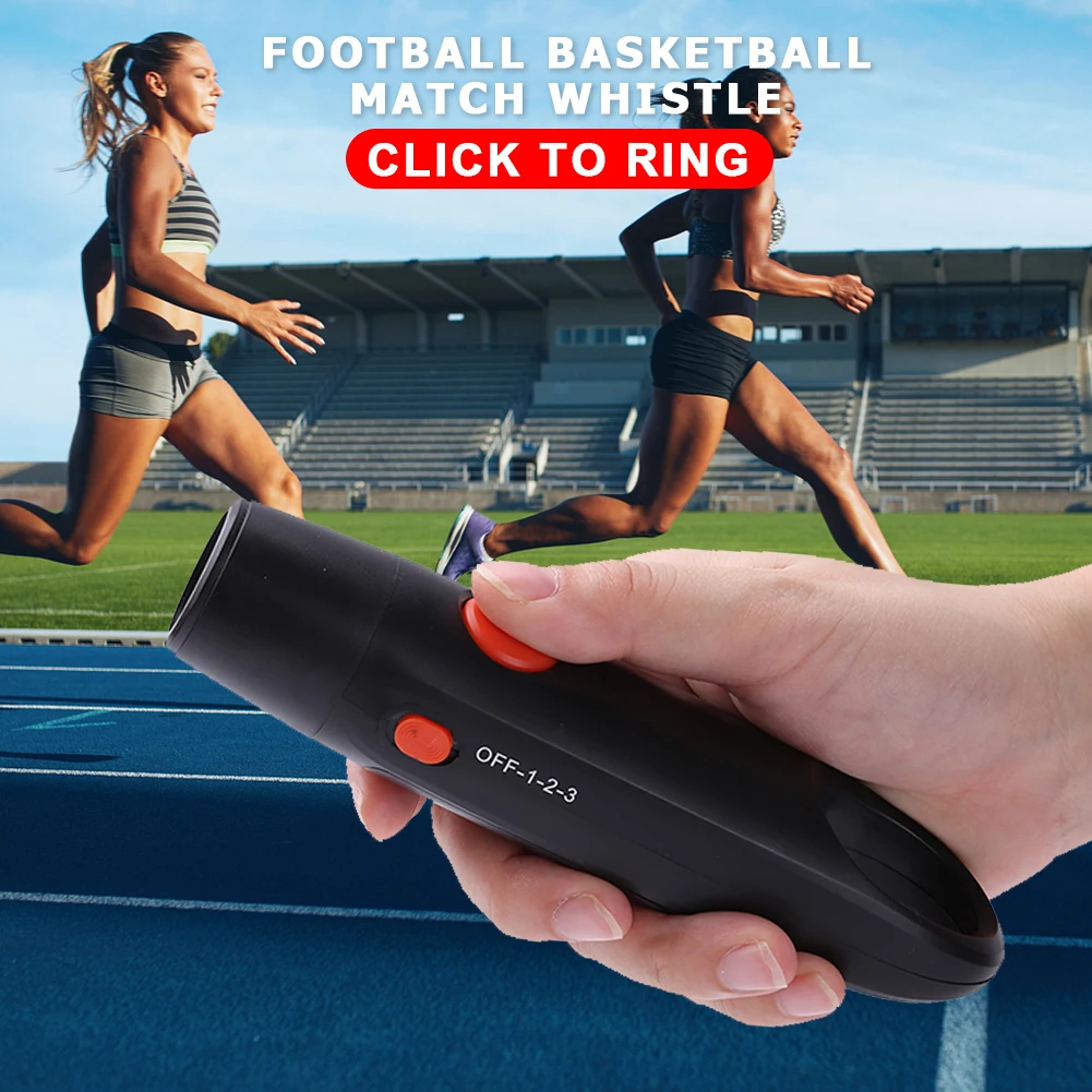Sport Game Electronic Emergency Whistle 3 Sound Effects for Hiking Camping Referee/Cheerleading Sports 3 Tones Electric Whistles
Sport Game Electronic Emergency Whistle 3 Sound Effects for Hiking Camping Referee/Cheerleading Sports 3 Tones Electric Whistles