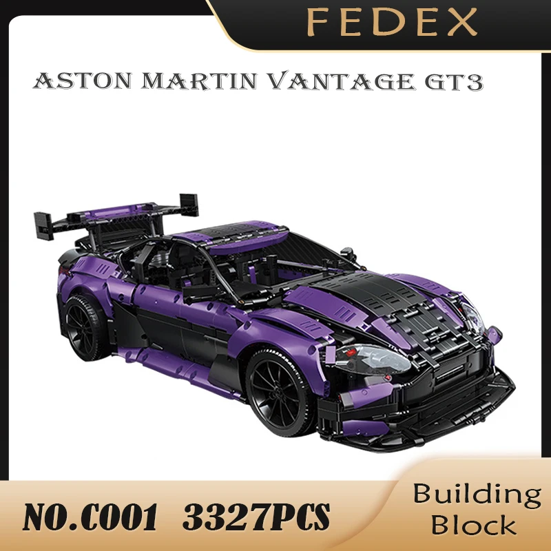 C001 High-tech Creator Purple Aston Martin Vantage GT3 Model Building Blocks Bricks Sports Car Toys for Children Birthday Gifts
C001 High-tech Creator Purple Aston Martin Vantage GT3 Model Building Blocks Bricks Sports Car Toys for Children Birthday Gifts