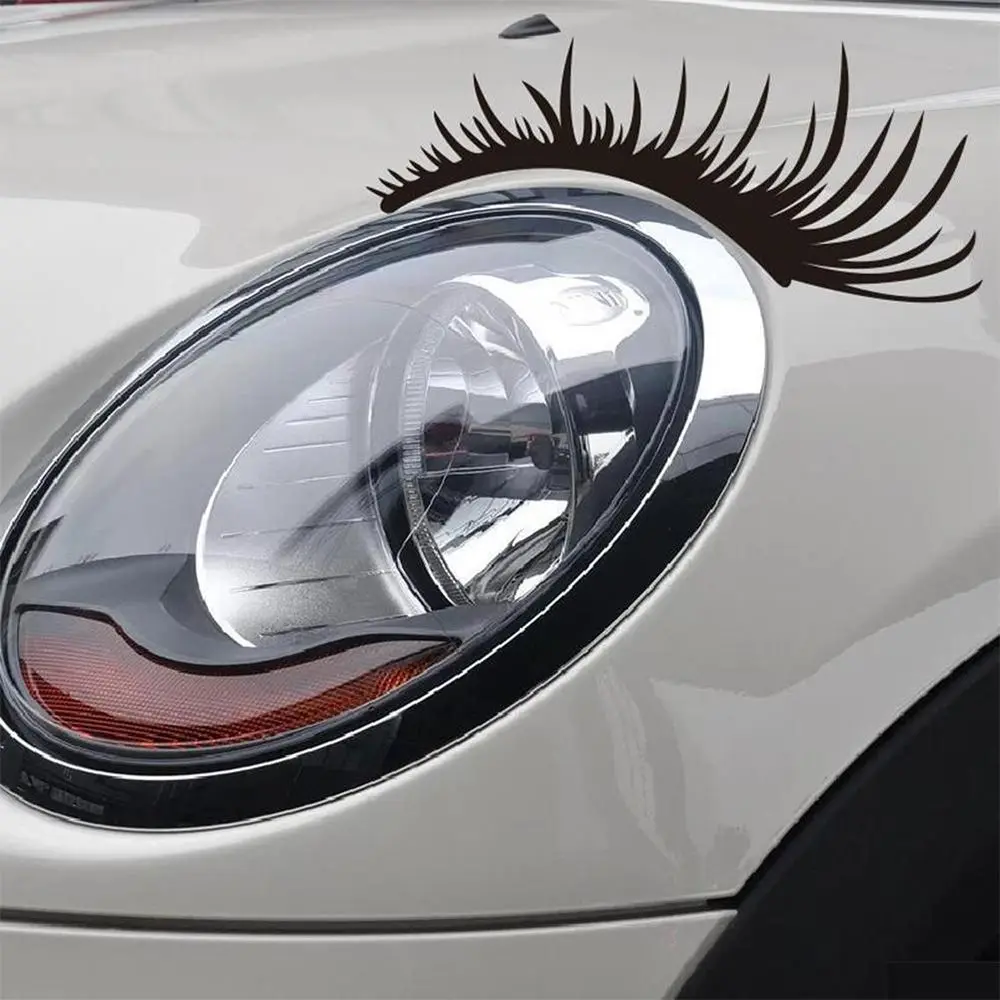 3D Charming Eyelashes car Sticker Fake Eye Lash Car Headlight Funny Decals Door Window Vinyl Waterproof Product KK25x11cm
3D Charming Eyelashes car Sticker Fake Eye Lash Car Headlight Funny Decals Door Window Vinyl Waterproof Product KK25x11cm