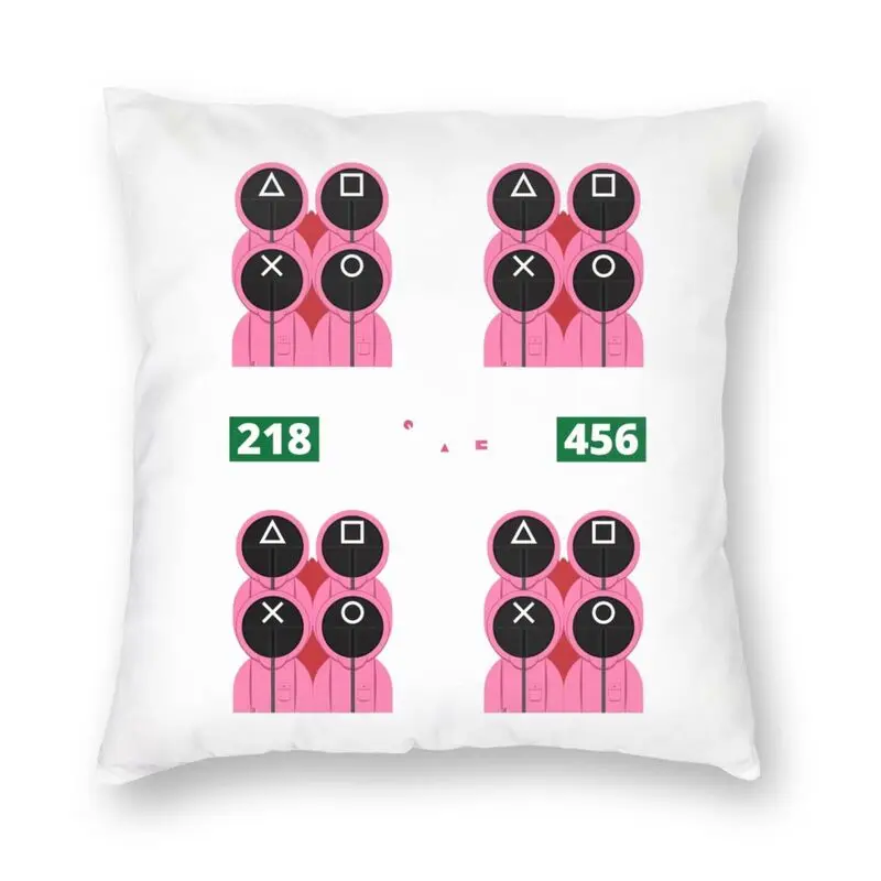 Трендовый Чехол для диванной подушки серии Netflix из игры «кальмар», корейский игровой квадратный Чехол-подушка для ТВ-шоу, крутой чехол, укра... 
Трендовый Чехол для диванной подушки серии Netflix из игры «кальмар», корейский игровой квадратный Чехол-подушка для ТВ-шоу, крутой чехол, укра...