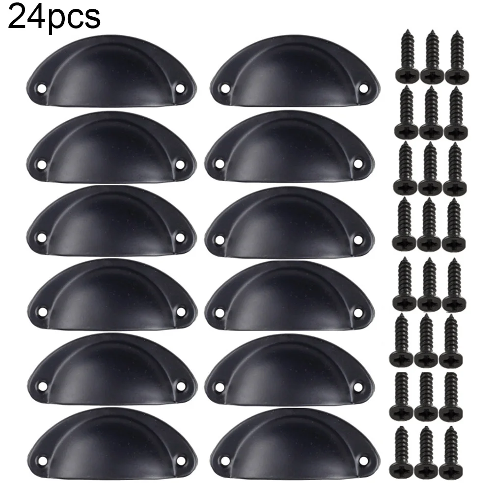 24PC Retro Handle Drawer Shell Handle Knob Metal Semicircle Medicine Cabinet Handles With Screws Home Decoration Old Style Screw
24PC Retro Handle Drawer Shell Handle Knob Metal Semicircle Medicine Cabinet Handles With Screws Home Decoration Old Style Screw