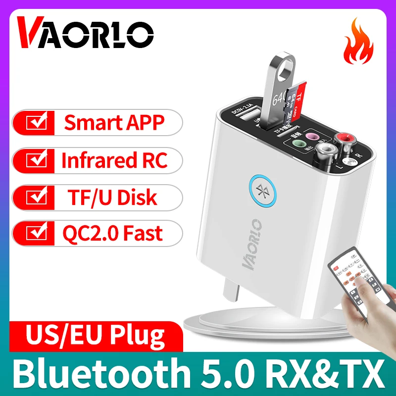 2 IN 1 Bluetooth 5.0 Audio Transmitter Receiver QC2.0 Fast Charger APP 3.5MM AUX RCA TF Card U Disk Stereo Music Wireles Adapter
2 IN 1 Bluetooth 5.0 Audio Transmitter Receiver QC2.0 Fast Charger APP 3.5MM AUX RCA TF Card U Disk Stereo Music Wireles Adapter