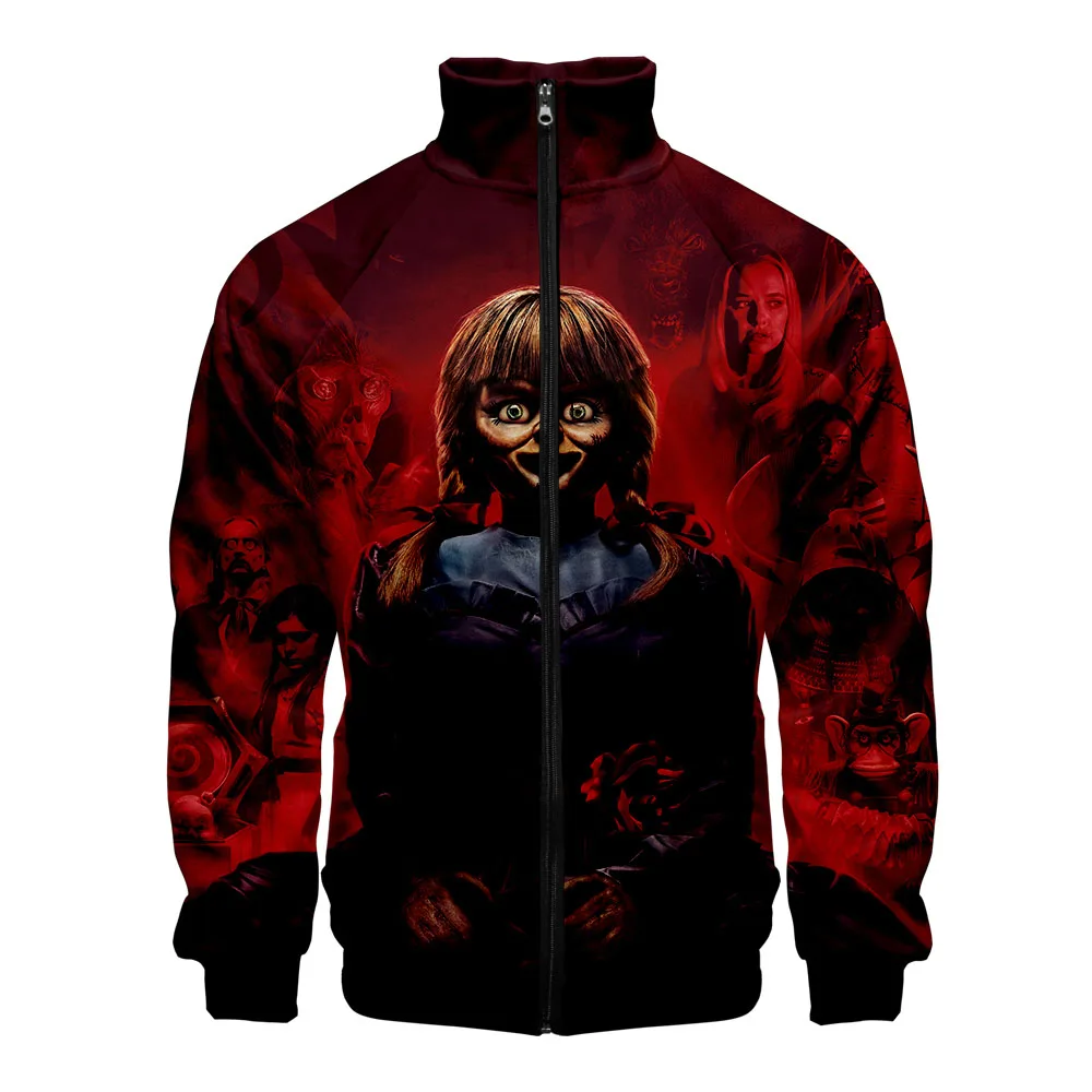 Annabelle 3D Printed Stand Collar Zipper Jacket Fashion Women/Men Hot Sale 2021 Fashion Trendy Streetwear Clothes
Annabelle 3D Printed Stand Collar Zipper Jacket Fashion Women/Men Hot Sale 2021 Fashion Trendy Streetwear Clothes