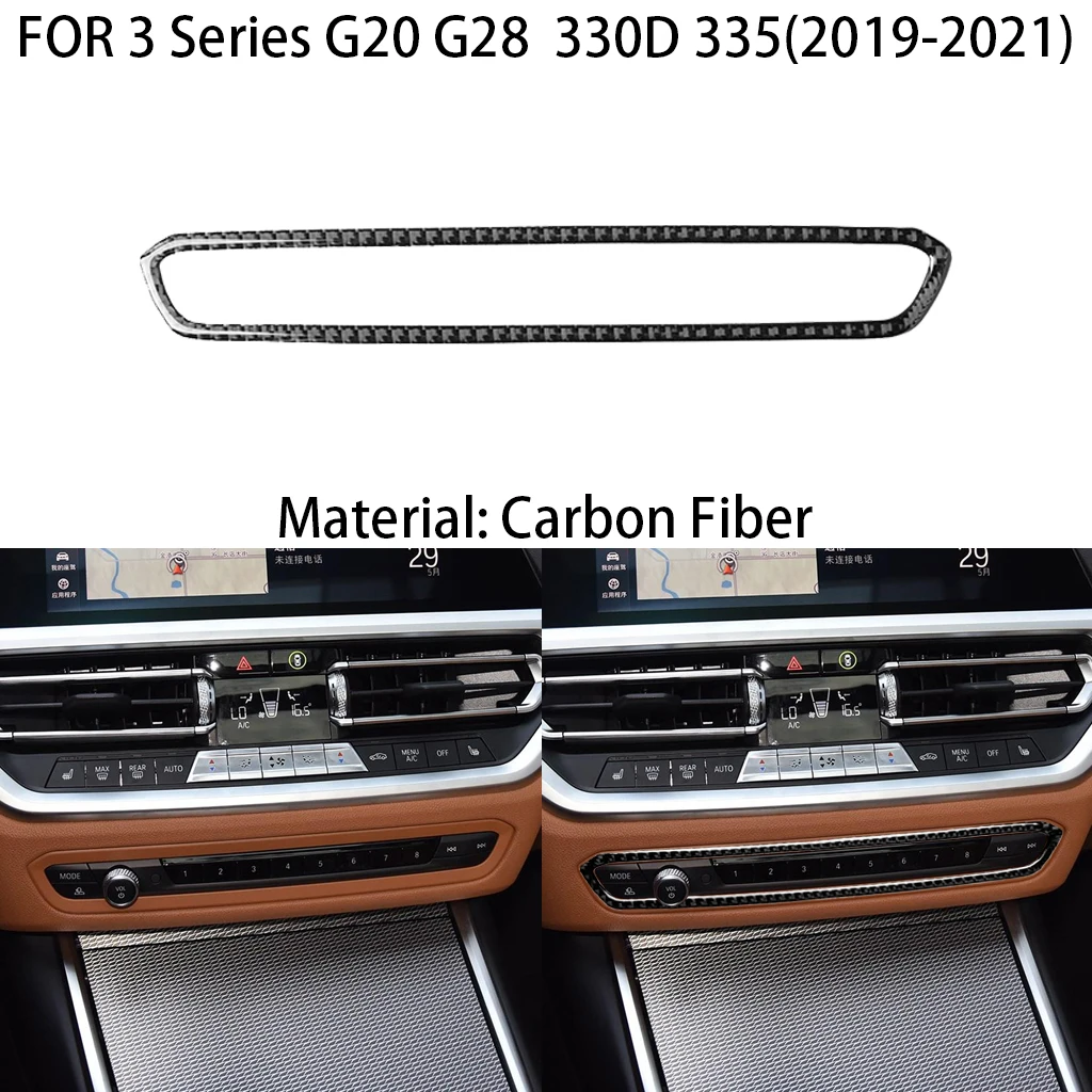 Carbon Fiber Car Interior CD Button Frame Decoration, Suitable FOR BMW 3 Series G20 G28 2019 2020 2021 Car Stickers;
Carbon Fiber Car Interior CD Button Frame Decoration, Suitable FOR BMW 3 Series G20 G28 2019 2020 2021 Car Stickers;