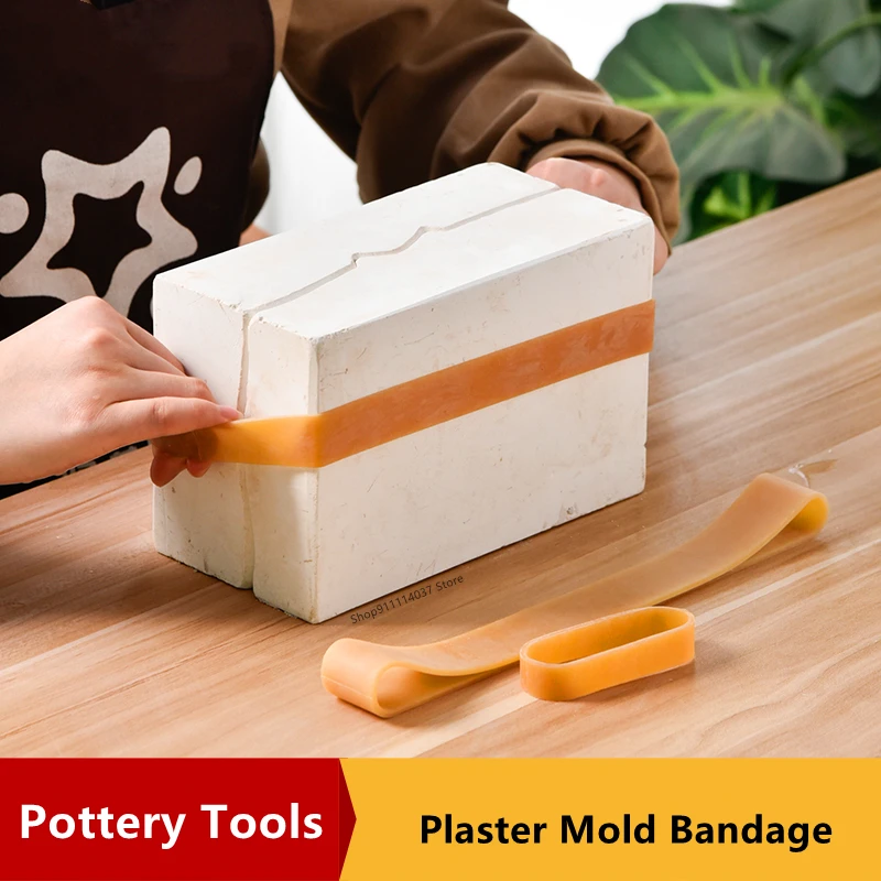 Ceramic Plaster Mould Bandage Adjustable Binding Belt Ceramic Mould Binding Mould Stretch Rubber Ring Elastic Band Pottery Tools
Ceramic Plaster Mould Bandage Adjustable Binding Belt Ceramic Mould Binding Mould Stretch Rubber Ring Elastic Band Pottery Tools