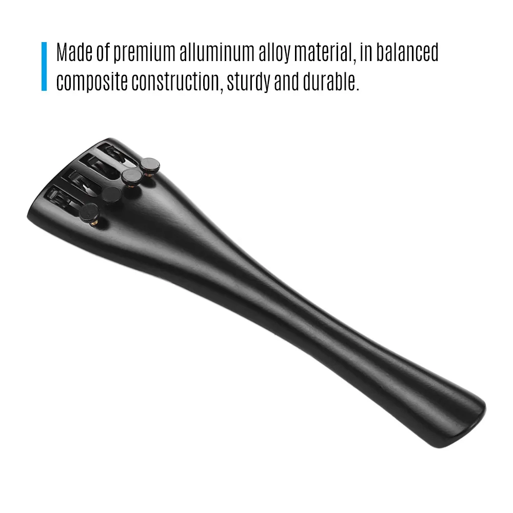 Aluminum Alloy Cello Tailpieces with Four Fine Tuners and Tailpiece Cord for Cello Replacement Kit Prchestral Strings Parts
Aluminum Alloy Cello Tailpieces with Four Fine Tuners and Tailpiece Cord for Cello Replacement Kit Prchestral Strings Parts