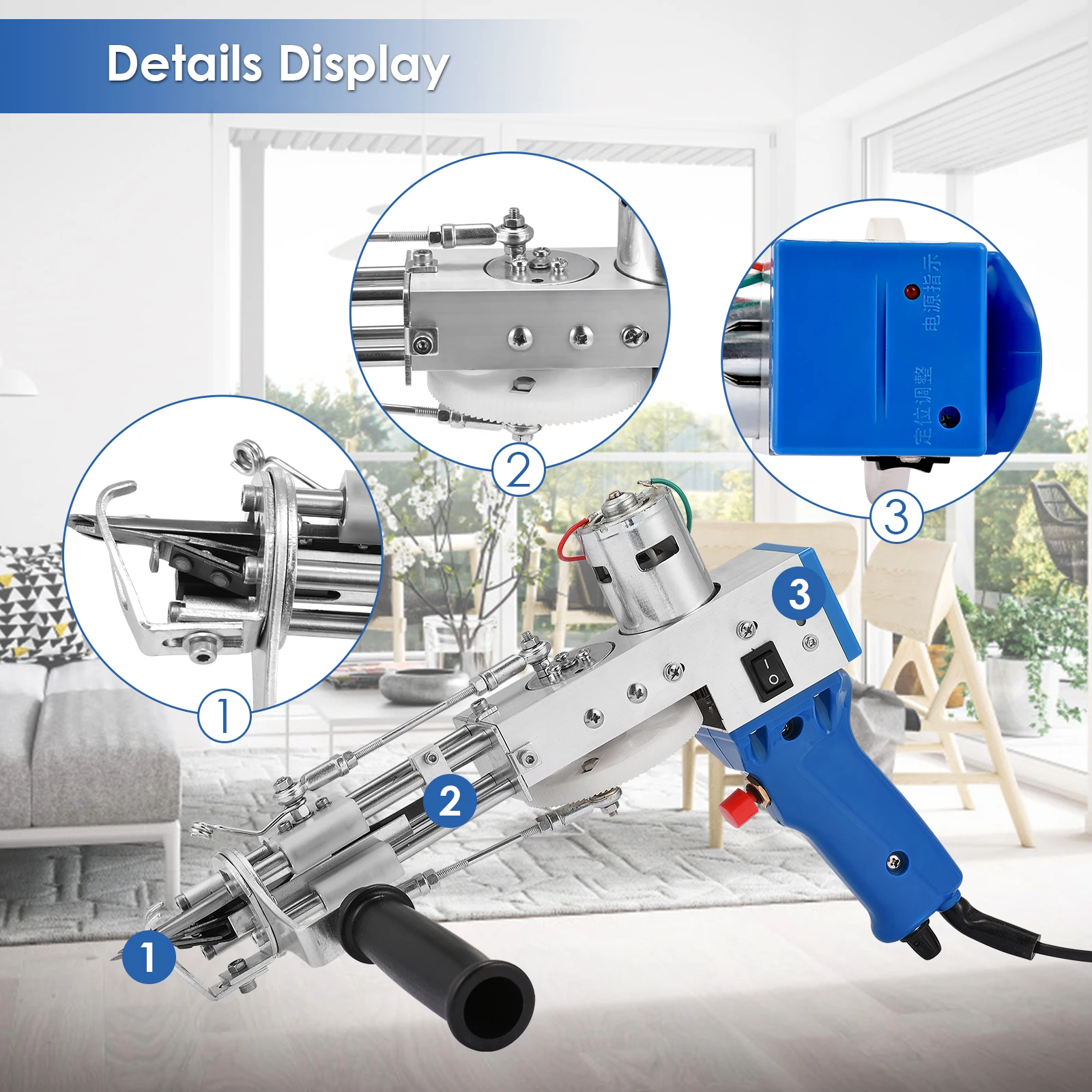 Carpet Tufting Gun Hand Gun Electric Carpet Weaving Flocking Machines Cut Pile Weaving Flocking Machines Loop Pile Cut Pile New
Carpet Tufting Gun Hand Gun Electric Carpet Weaving Flocking Machines Cut Pile Weaving Flocking Machines Loop Pile Cut Pile New