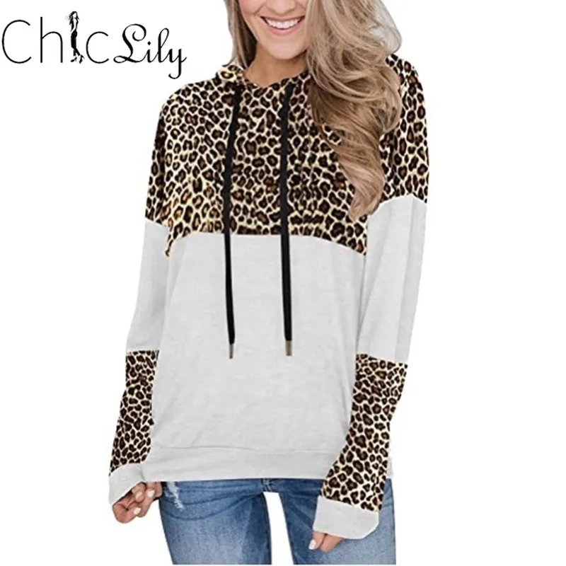 Chiclily Long Sleeve Leopard Printed Hoodie Patchwork Loose Casual Sweatshirt Spring Autumn Tops for women
Chiclily Long Sleeve Leopard Printed Hoodie Patchwork Loose Casual Sweatshirt Spring Autumn Tops for women
