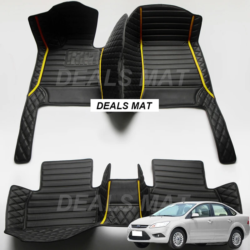 Luxury Leather 3D interior Parts Custom Car Mats With Pockets Floor Carpet Rugs For Ford Focus 3 2006 2007 2008 2009 accessories
Luxury Leather 3D interior Parts Custom Car Mats With Pockets Floor Carpet Rugs For Ford Focus 3 2006 2007 2008 2009 accessories