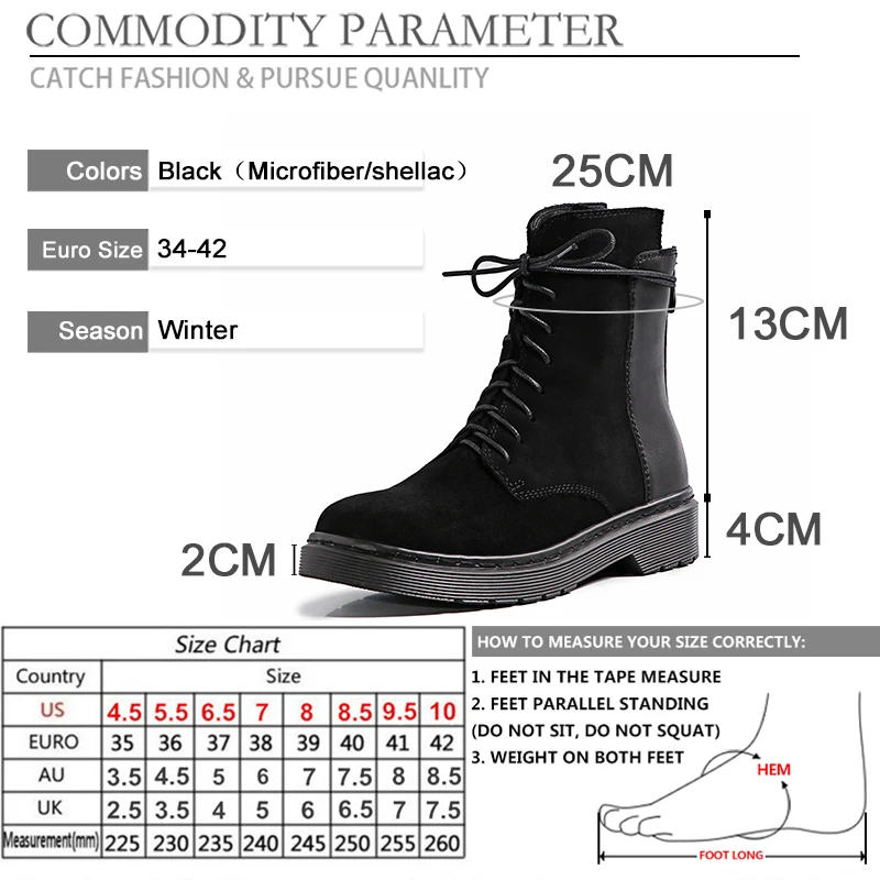 BYQDY British Styles Flock Boots Woman Shoes Plus Thick Sole Lace Up Autumn Winter Short Ankle Boots Women Motorcycle Boots
BYQDY British Styles Flock Boots Woman Shoes Plus Thick Sole Lace Up Autumn Winter Short Ankle Boots Women Motorcycle Boots
