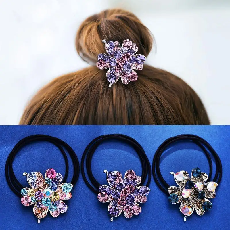 Tie Hair Rubber Band Ball Head Wild Rhinestone Flower Headdress Hair Ring Hair Rope Flower Hair Accessories
Tie Hair Rubber Band Ball Head Wild Rhinestone Flower Headdress Hair Ring Hair Rope Flower Hair Accessories