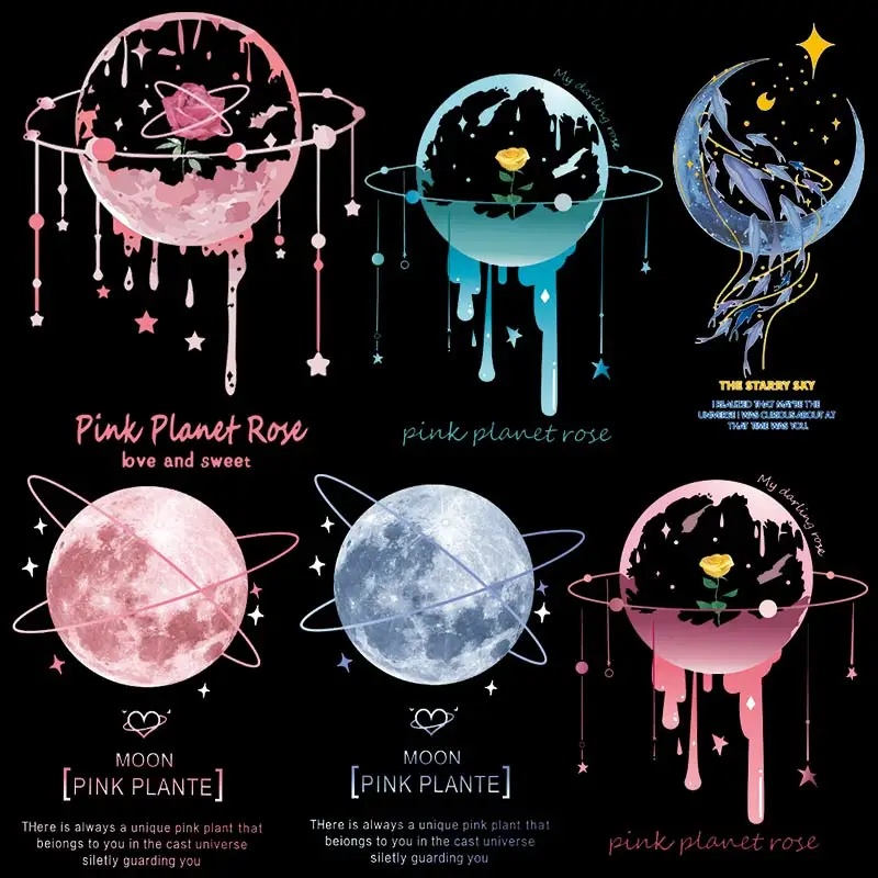 Moon Space Iron-on Transfers For Clothing Stripes Heat-sensitive Patches Transfer Fusible Clothing Stickers On Women Dress Decro
Moon Space Iron-on Transfers For Clothing Stripes Heat-sensitive Patches Transfer Fusible Clothing Stickers On Women Dress Decro