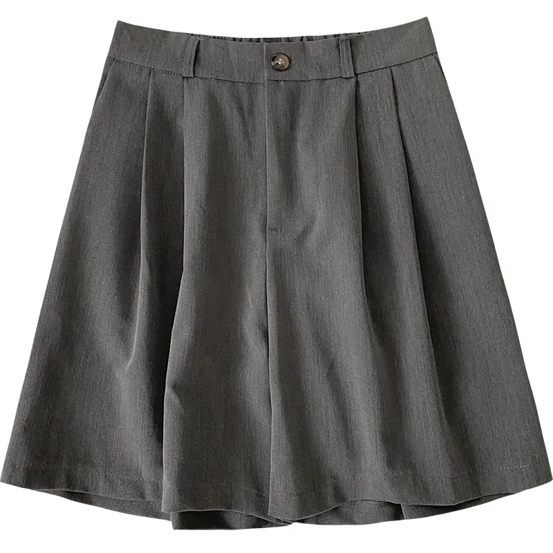 Casual Pants for Women 2021 Summer New Women's Clothing Korean Style Loose High Waist Wide Leg Pants Black Slimming Fifth Pants
Casual Pants for Women 2021 Summer New Women's Clothing Korean Style Loose High Waist Wide Leg Pants Black Slimming Fifth Pants