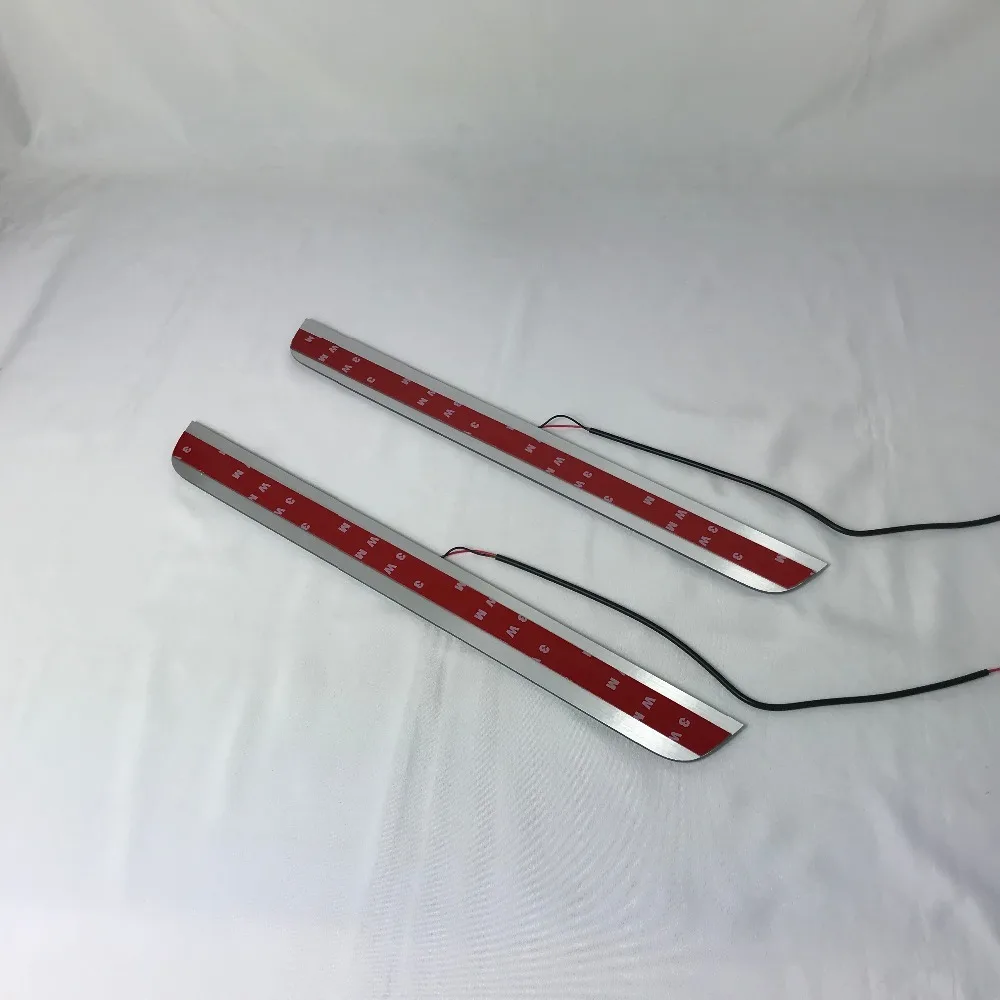 Infrared sensor control led door sill plate strip welcome light threshold guard protectors for Ford Taurus
Infrared sensor control led door sill plate strip welcome light threshold guard protectors for Ford Taurus