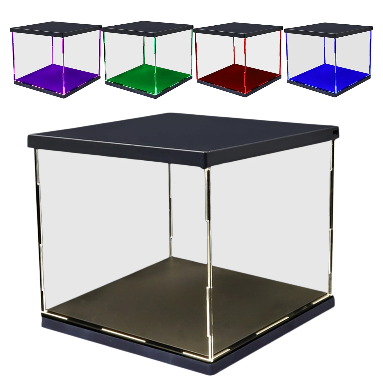 Прозрачный Пластик Дисплей витрина с светодиодный светильник коробка для модели с защитой от пыли
Прозрачный Пластик Дисплей витрина с светодиодный светильник коробка для модели с защитой от пыли