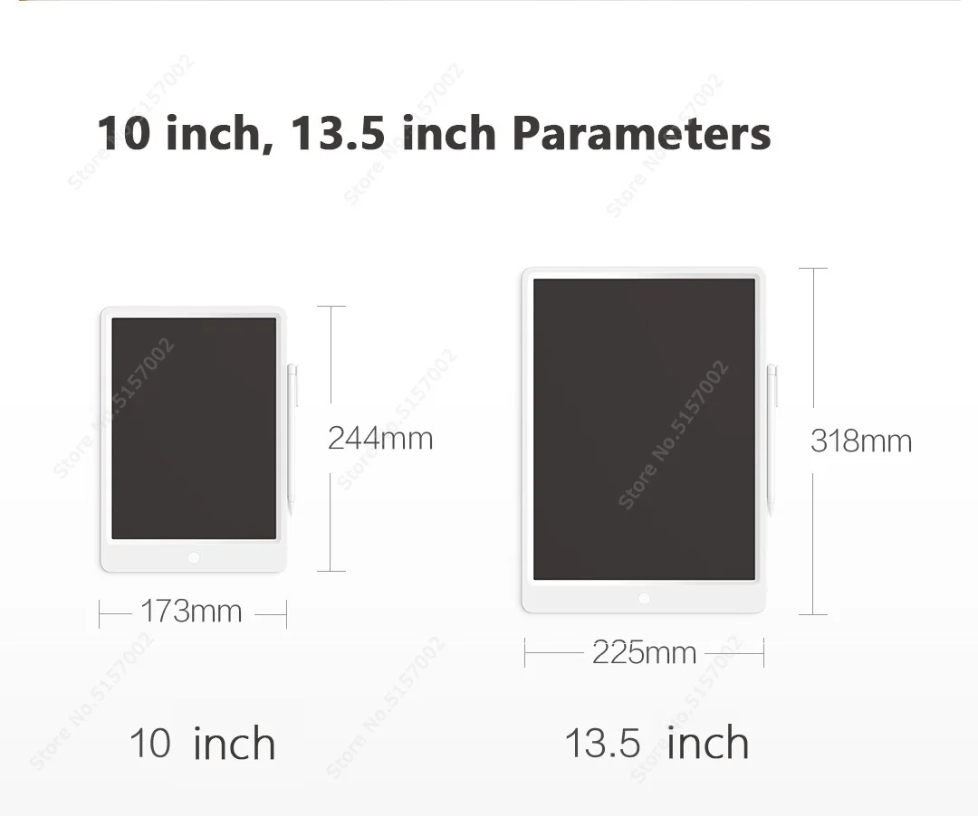 Планшет Xiaomi Mijia для рисования с ЖК-экраном 20/13 5/10 дюйма и ручкой | Электроника
